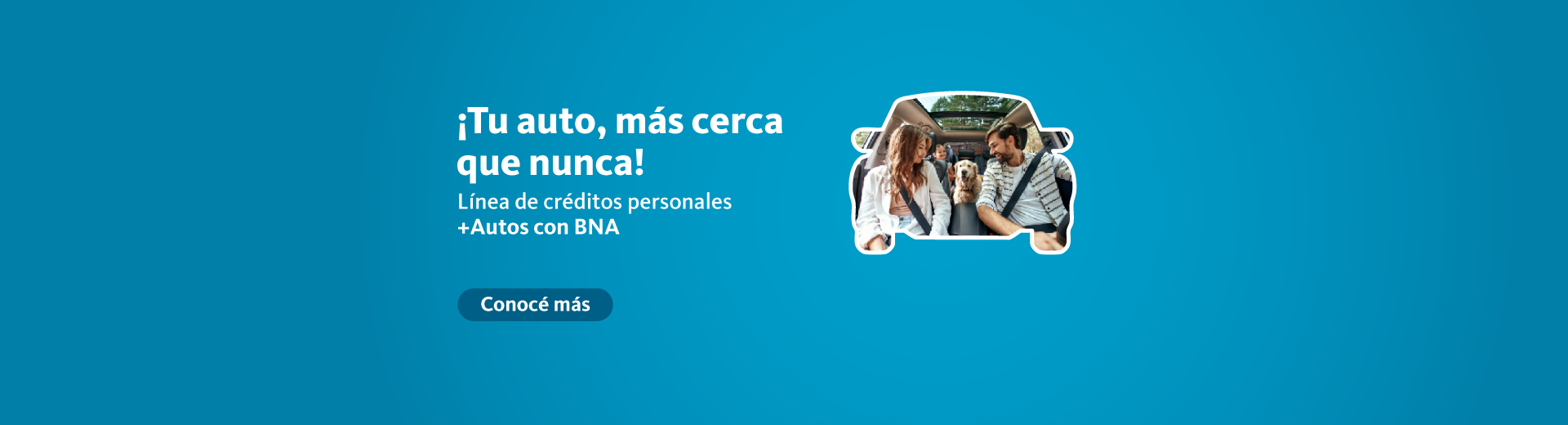 ¡Tu auto más cerca que nunca! Línea de créditos personales másautos con BNA